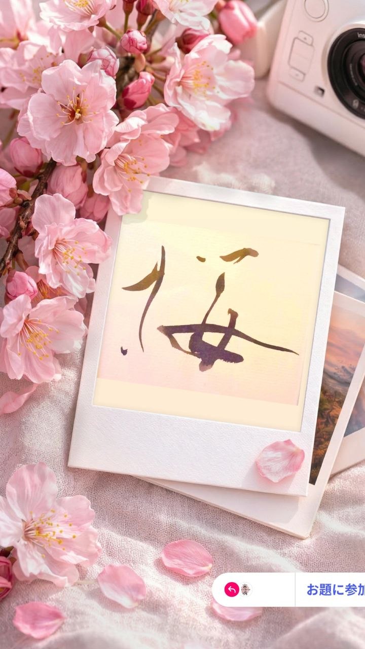書作品「桜」